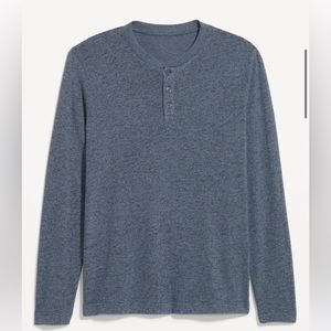 Long-Sleeve Henley T-Shirt
